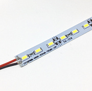 светодиодная лента 72 LED W 5630  0.2w 1led жесткая линейка 2000Lm 6500-7000K