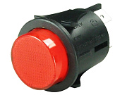 Кнопка 7087 без  фиксации с подсветкой 220v