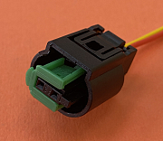 Разъем герметичный 2pin AX-332 (датчика температуры за бортом, датчика ABS) с проводом 0.75мм²