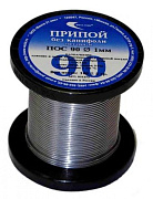 Припой на кат.ПОС90 без фл.100г (диаметр 1,0мм)Vekta