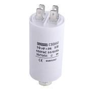 конденсатор CBB-60М  10mkFх450V (35х65mm) БОЛТ + клеммы