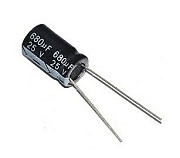 конденсатор JB 680mFх25V (10х17 +105)  (JRC)