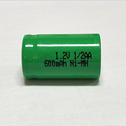 аккумулятор 1/2AA 1.2v 600mA