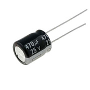 конденсатор JB 470mFх25V (8х14 +105)