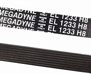 ремень L-1233 H8 (416004300) черный