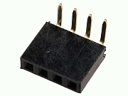 Гнездо в плату PBS-R 1х04 