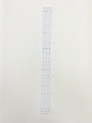 Светодиодная планка FOYE-671-390-1B7C-20*1.0mm (к-т 3 пл по 671 мм, 7 линз)