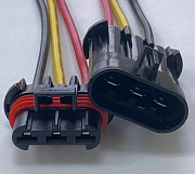 DJ70682A-6.3 Разъем влагостойкий 4мм на 3 контакта (к-т 2шт)