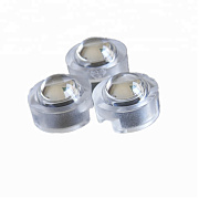 линза для светодиода 45 град. прозрачное стекло d=13mm