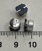 конденсатор SMD 220mf 4V 6,3х5,4 85 гр.