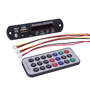 МОДУЛЬ MP3 - SD/USB/FM+ДУ модуль  питание 12V