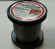 Припой 100гр. на катушке с канифолью 2мм ПОС 61 SOLDER