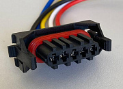 Разъем герметичный 5pin AX-320-2 (датчика ДМРВ для Siemens (ВАЗ, ГАЗ)) с проводом 0,75мм²