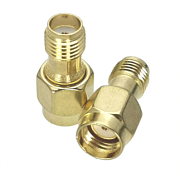переходник SMA- 1 (SMA-гнездо - SMA RP-гнездо)