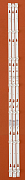 Светодиодная планка CRH-AT43D120030300703788Rev1.1 (к-т 3 пл  800 мм 7 линз)