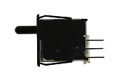 Кнопка света 2-контакта HL-404KM3 0,1A/250V аналог BOSСH (черная, длина штока 2,0см) на холодильник, 4317, 1007830