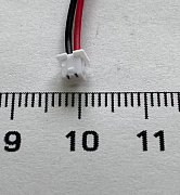 Разъем 2pin шаг 1.25мм МU-1.25-2Р с проводом (ответная часть для FU-1.25-2Р)