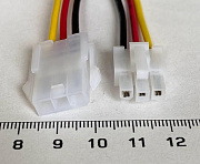 Разъем на 3pin TD3x1,5 (5559-5557-3Р) клемма 1,5мм c проводом 0,50мм²