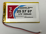 аккумулятор LP255797 3.7V 1800mA