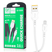 Кабель GFPower F08M USB (m)-microUSB (m) 1.0м 3.6A ПВХ белый