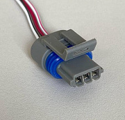 Разъем герметичный 3pin АХ-330 (аналог DELPHI 12162280)(датчика фаз распредвала ВАЗ) с проводом 0.75мм²