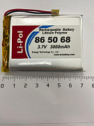 аккумулятор LP865068 3.7V 3000mA
