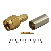 Вилка на кабель SMA C58P