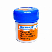 Паяльная паста MECHANIС XG-50 Sn63Pb37 42g
