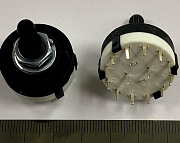 переключатель галетный SR25 2 группы от 2 - 12 положений