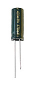 конденсатор 470mFx35V  (08x20)  (компьют. 105°C)