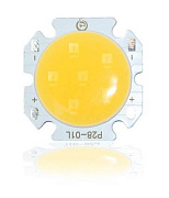 светодиод COB 3W 9-10V 20mm ROUND 6000-6500K
