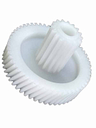 Шестерня мясорубки D=50/18, H35/12, d8, z16/54 белая, без втулки SME050