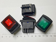 Кнопка KCD4-204 влагозащищенная 220V