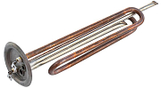 Нагр. элемент (ТЭН) тип RF  2000W/220V, МЕДЬ, Колбы под термостат НЕРЖ, КОНТАКТЫ под ВИНТЫ.  флан 72 