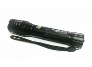 Фонарик аккумуляторный MX-8262-T6 с зумом 12в/220в/3ААА