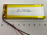 Аккумулятор Li-pol 4,0*27*70 3,7v1100mAh (402770)