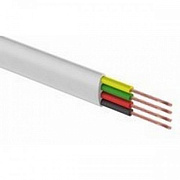 Кабель телефонный 4 жилы, (CCA), (ШТЛП-4)  REXANT