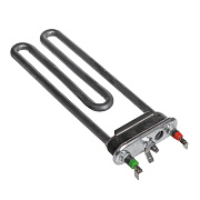 ТЭН, 1800W, средний, L=195mm/прямой/ с отверствием/пластик бак (Thermowatt)