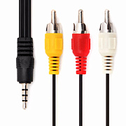 Шнур Стерео штекер - 3RCA (тюльпан) 1,5 м