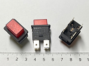 Кнопка с фиксацией 7097 красная 16А 250V