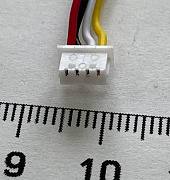 Разъем 4pin шаг 1.25мм МU-1.25-4Р с проводом (ответная часть для FU-1.25-4Р)