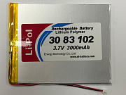 аккумулятор LP3083102 3.7V 3000mA