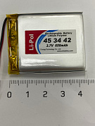 аккумулятор 4,5*34*42 650mAh 3,7V
