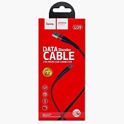 USB кабель HOCO U39 USB(m) - micro USB(m) 1.2м 2.4A ткань красный черный