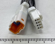Разъем мини герметичный 4pin с проводом 0,3 мм2 JST 04T/R-JWPF-VSLE-S