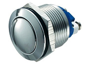 кнопка антивандальная без фиксации с подсветкой 12V d=19