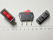 Переключатель RWB-403 красный 12V