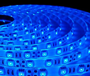 светодиодная лента 60 LED 5050 B   IP65 синий IP65  3chip