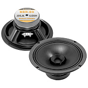 динамик BBR-80(HWC4-8MA300) ГДШ, 8", 4 Ом, RMS/MAX 50/100 Вт, 100-18000 Гц, 90 дБ